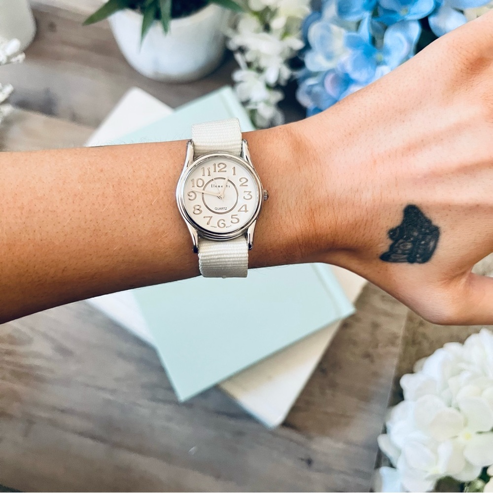 Elements White & Silver Watch - image 8